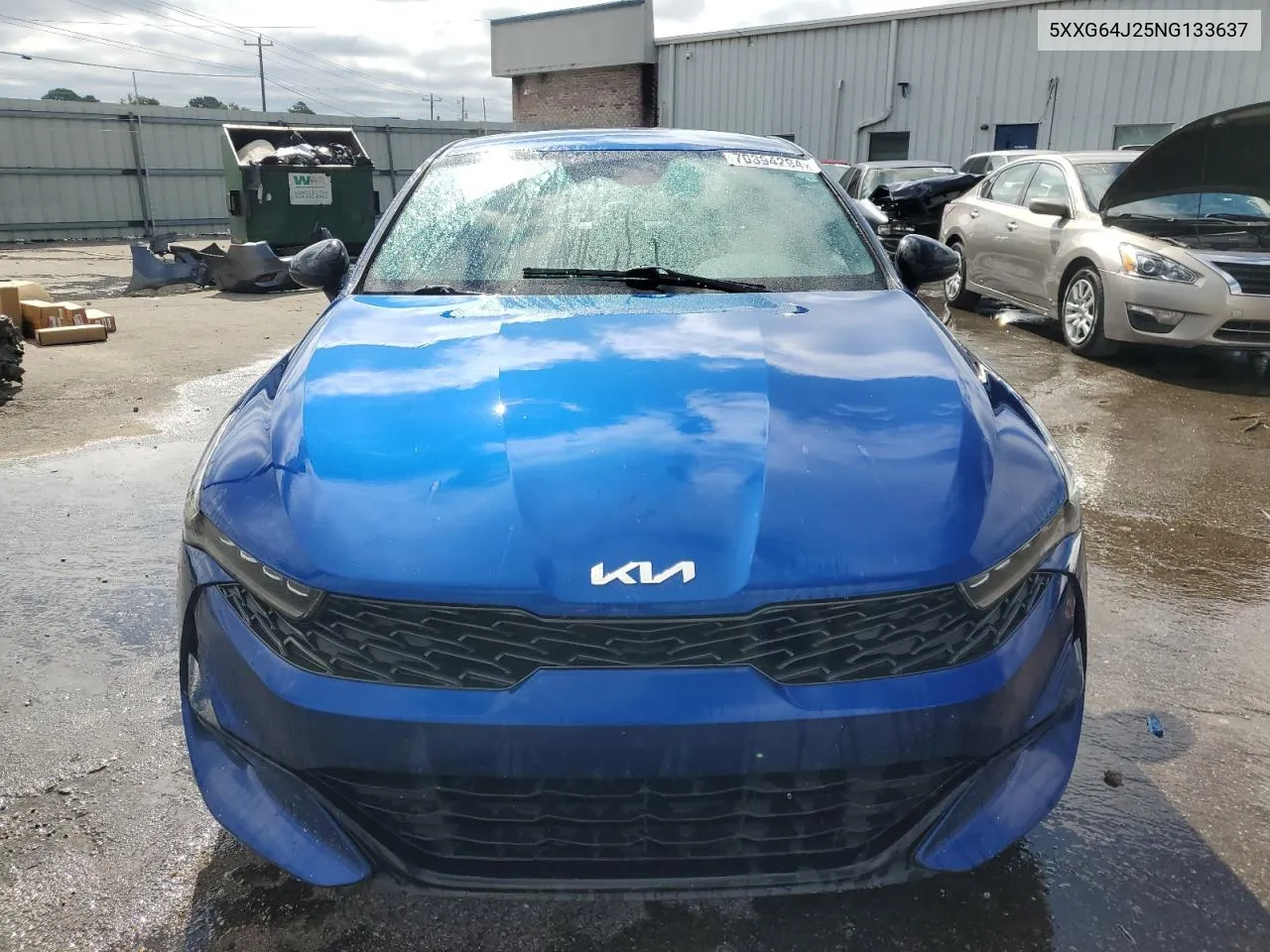 2022 Kia K5 Gt Line VIN: 5XXG64J25NG133637 Lot: 70394294