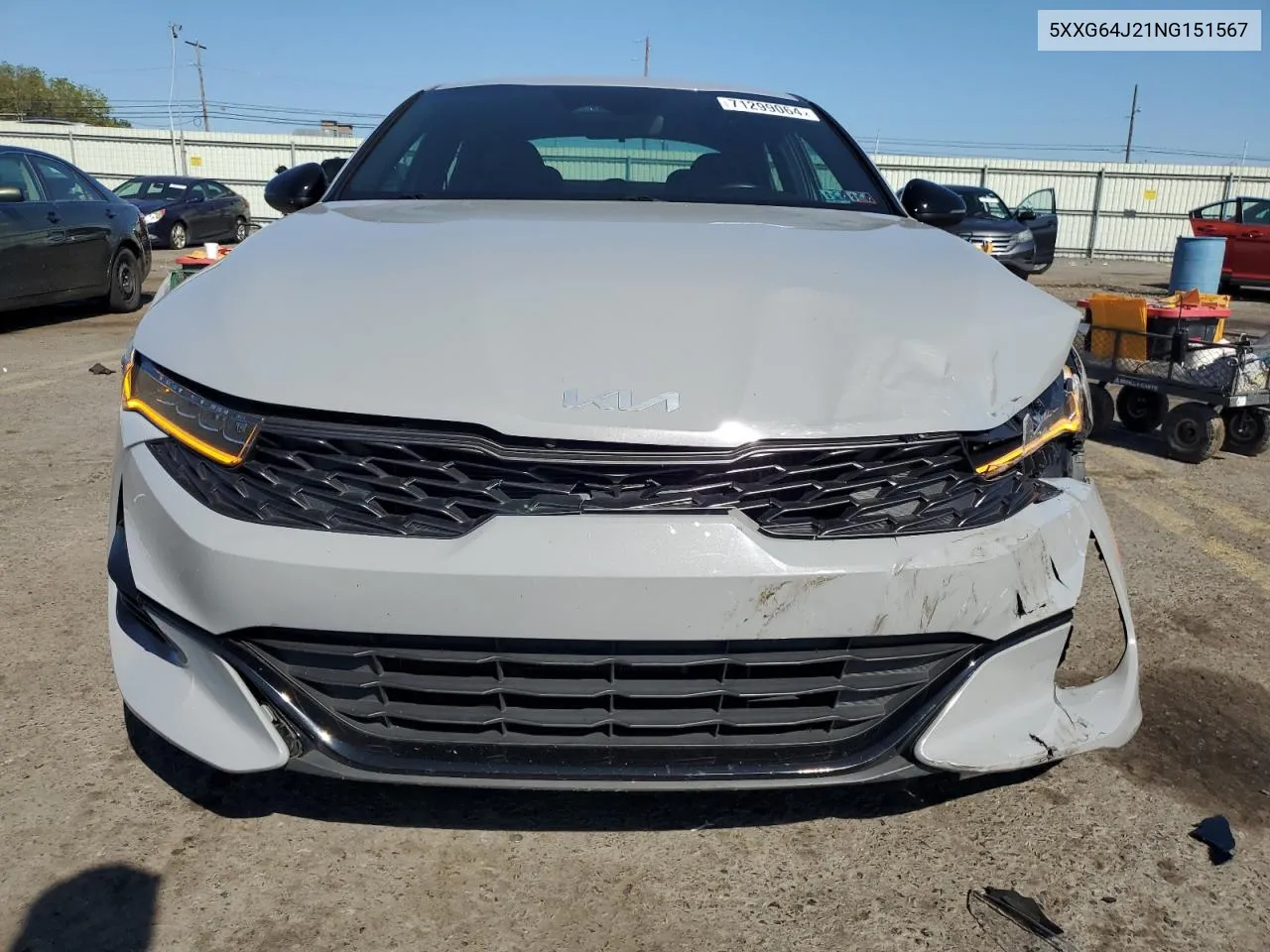 2022 Kia K5 Gt Line VIN: 5XXG64J21NG151567 Lot: 71299064