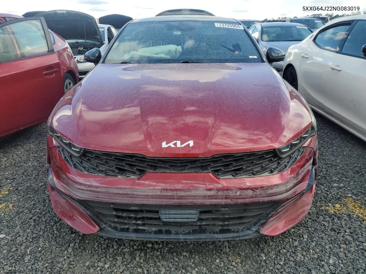 2022 Kia K5 Gt Line VIN: 5XXG64J22NG083019 Lot: 73725964