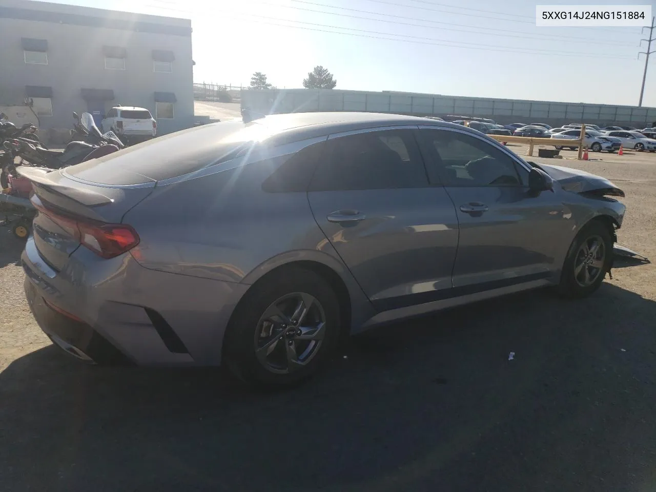 2022 Kia K5 Lxs VIN: 5XXG14J24NG151884 Lot: 73870424