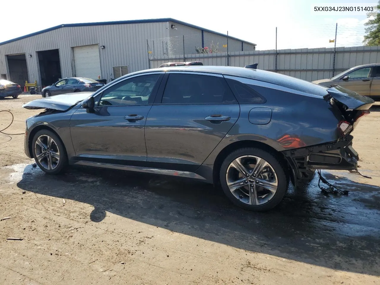 2022 Kia K5 Ex VIN: 5XXG34J23NG151403 Lot: 74930344