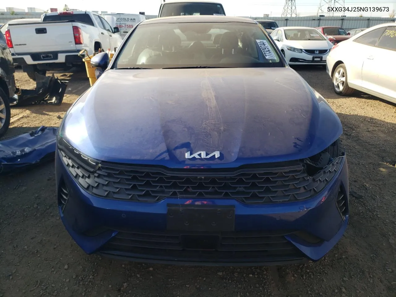 2022 Kia K5 Ex VIN: 5XXG34J25NG139673 Lot: 77329744