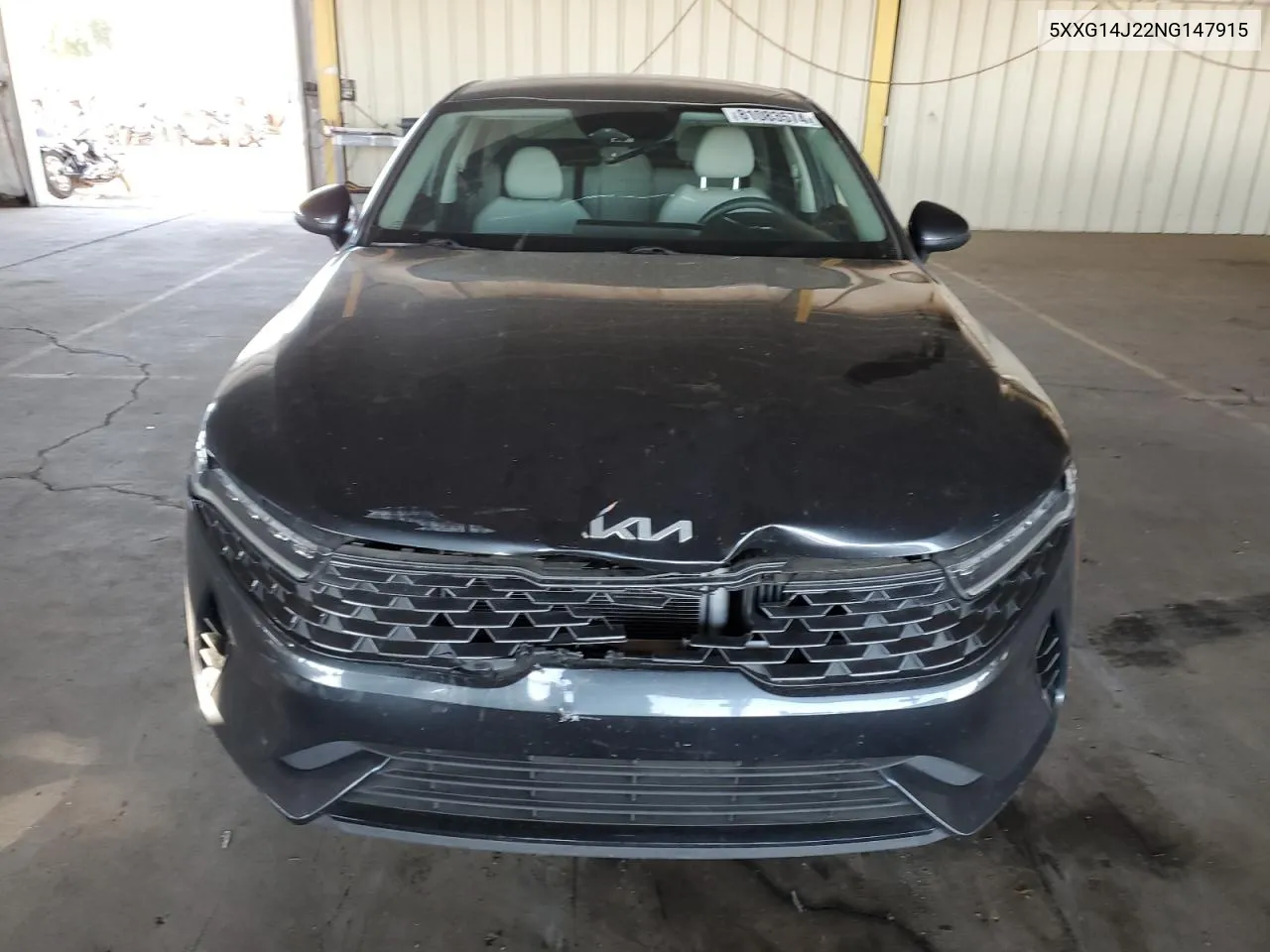 2022 Kia K5 Lxs VIN: 5XXG14J22NG147915 Lot: 81083574