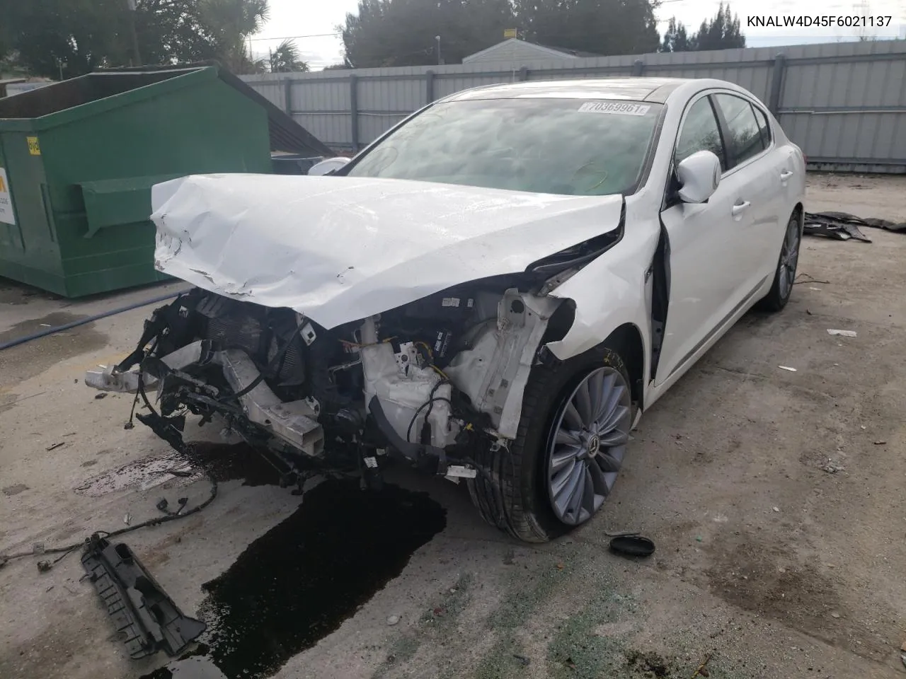 KNALW4D45F6021137 2015 Kia K900