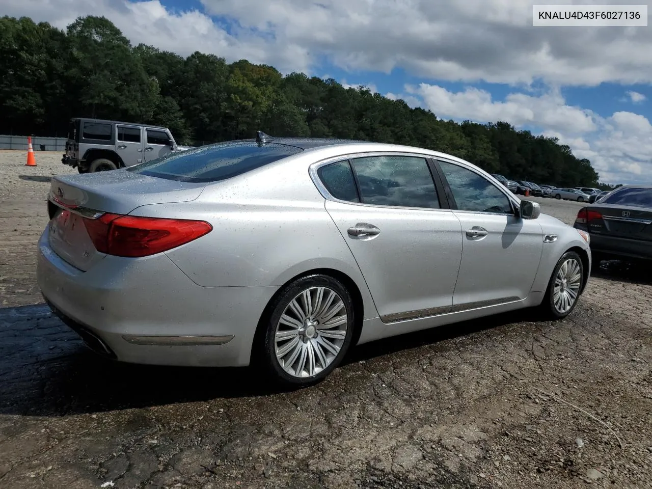 2015 Kia K900 VIN: KNALU4D43F6027136 Lot: 73374194