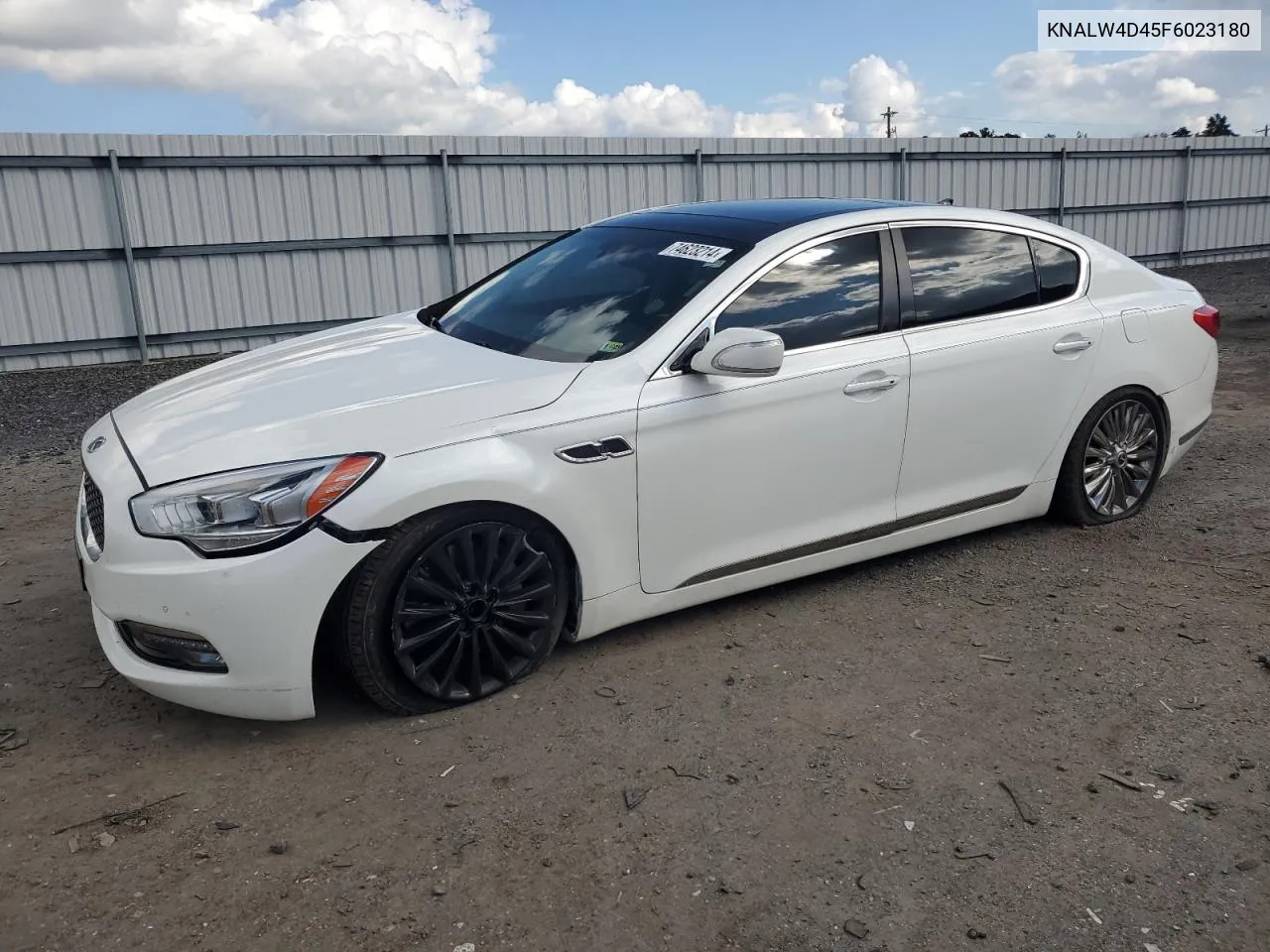 2015 Kia K900 VIN: KNALW4D45F6023180 Lot: 74623214