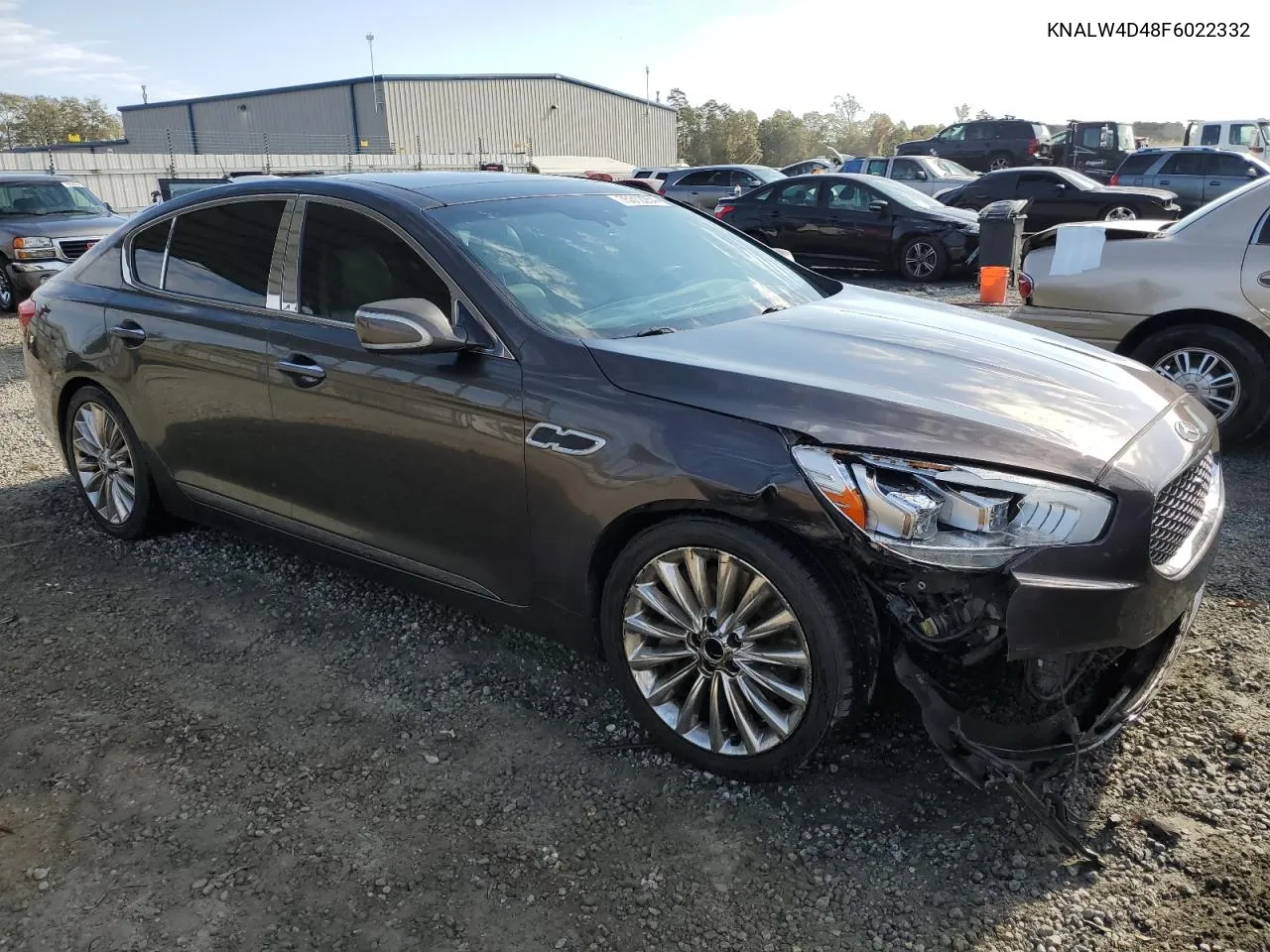 2015 Kia K900 VIN: KNALW4D48F6022332 Lot: 75312254