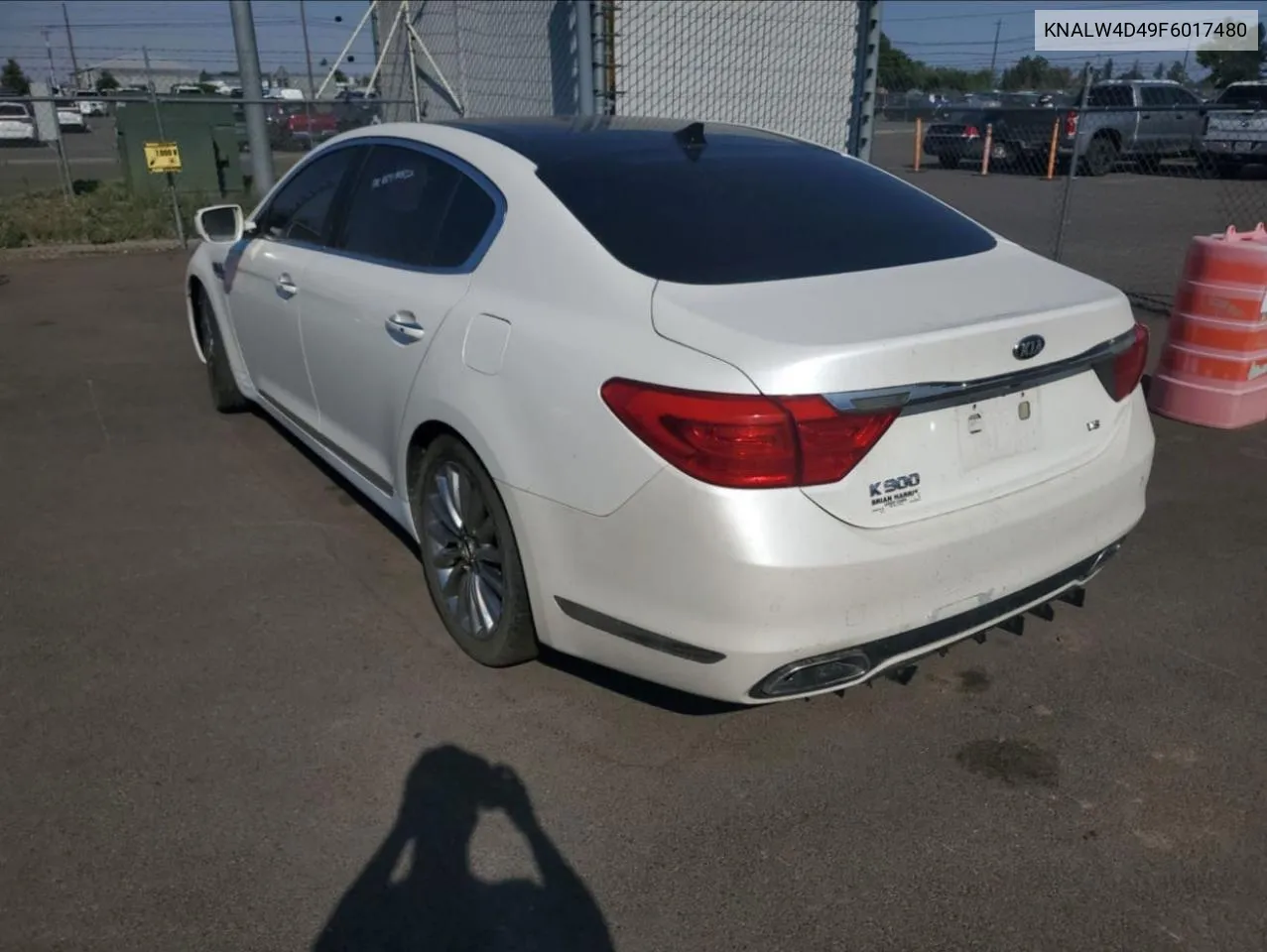 2015 Kia K900 VIN: KNALW4D49F6017480 Lot: 78108624