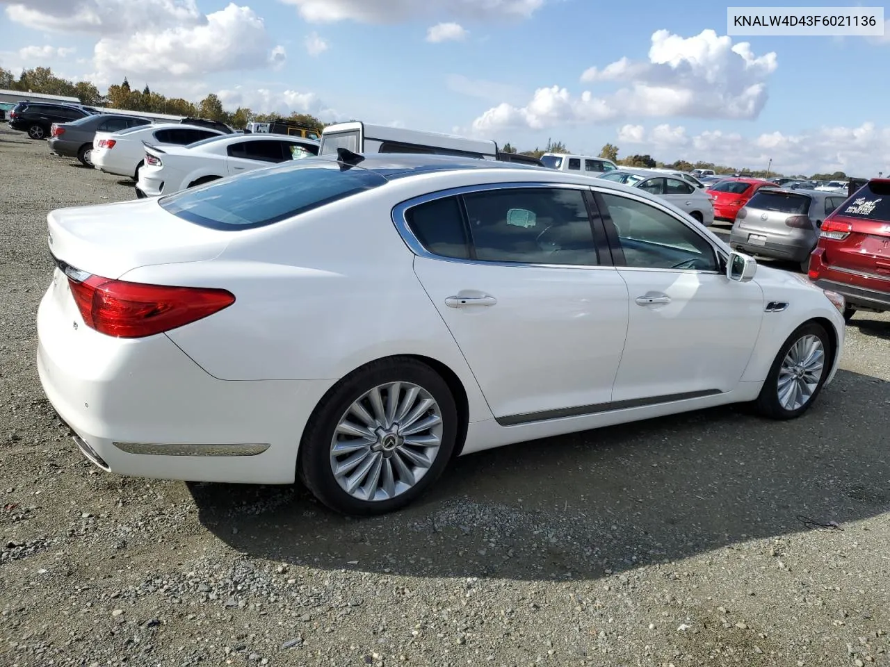 KNALW4D43F6021136 2015 Kia K900