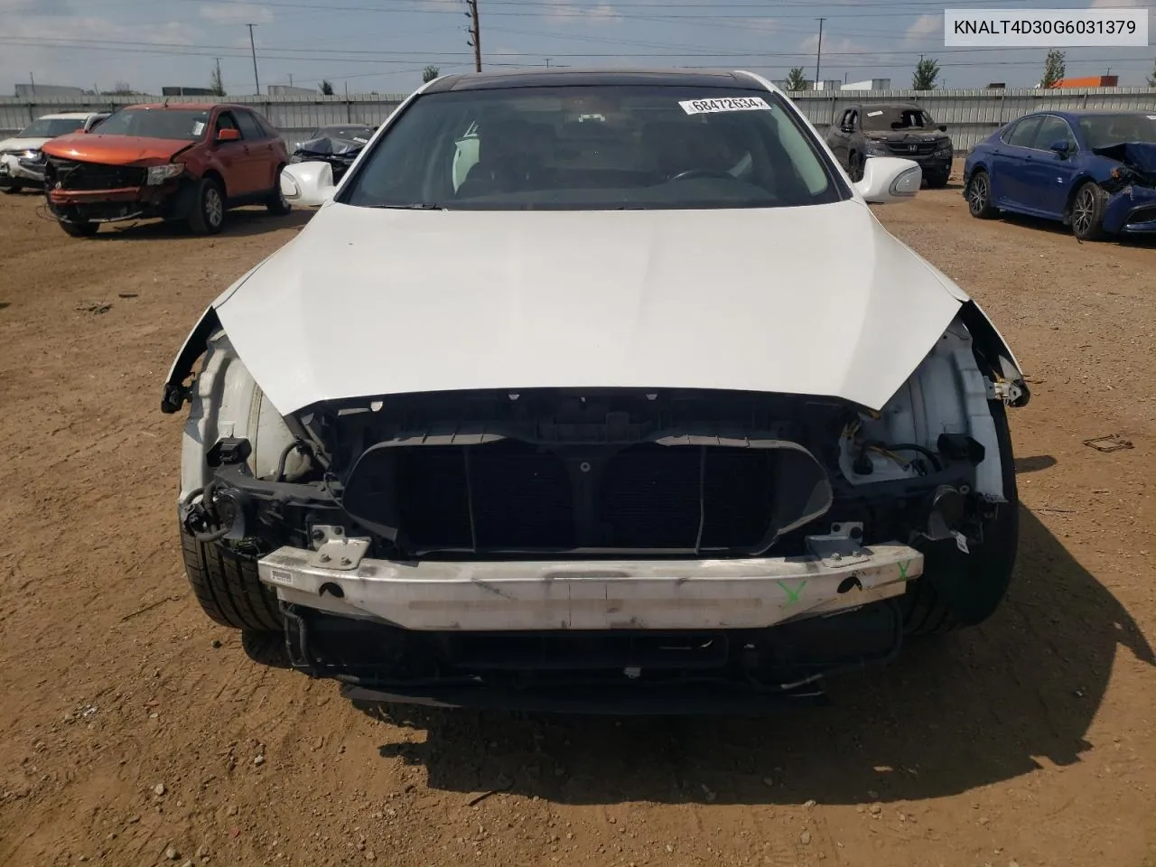 2016 Kia K900 VIN: KNALT4D30G6031379 Lot: 68472634