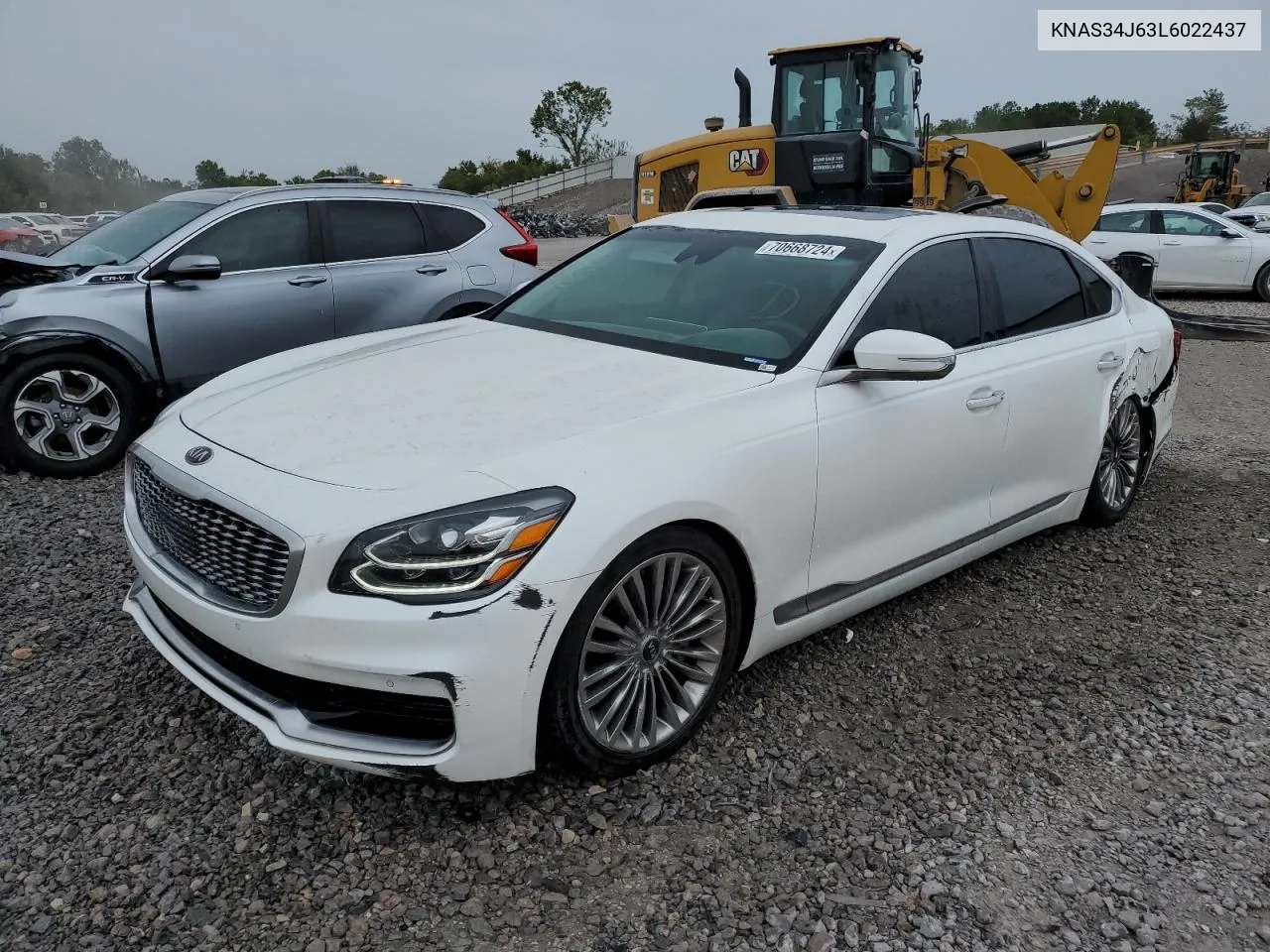 2020 Kia K900 Luxury VIN: KNAS34J63L6022437 Lot: 70668724