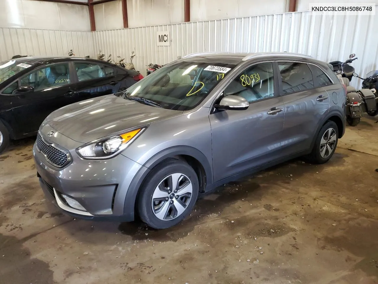 2017 Kia Niro Ex VIN: KNDCC3LC8H5086748 Lot: 70673584