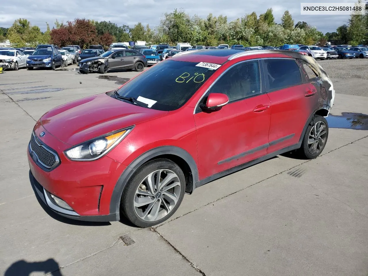 2017 Kia Niro Ex Touring VIN: KNDCE3LC2H5081488 Lot: 71367644