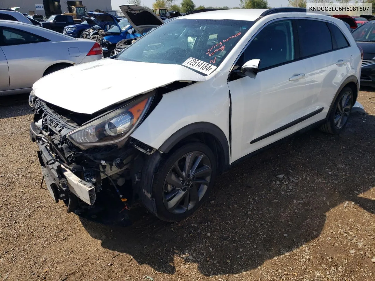 2017 Kia Niro Ex VIN: KNDCC3LC6H5081807 Lot: 72514184