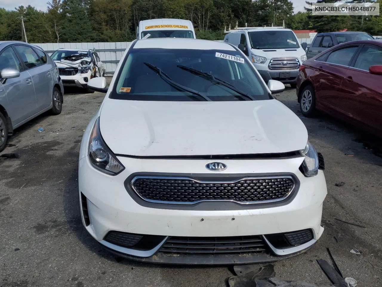 2017 Kia Niro Fe VIN: KNDCB3LC1H5048877 Lot: 74211104