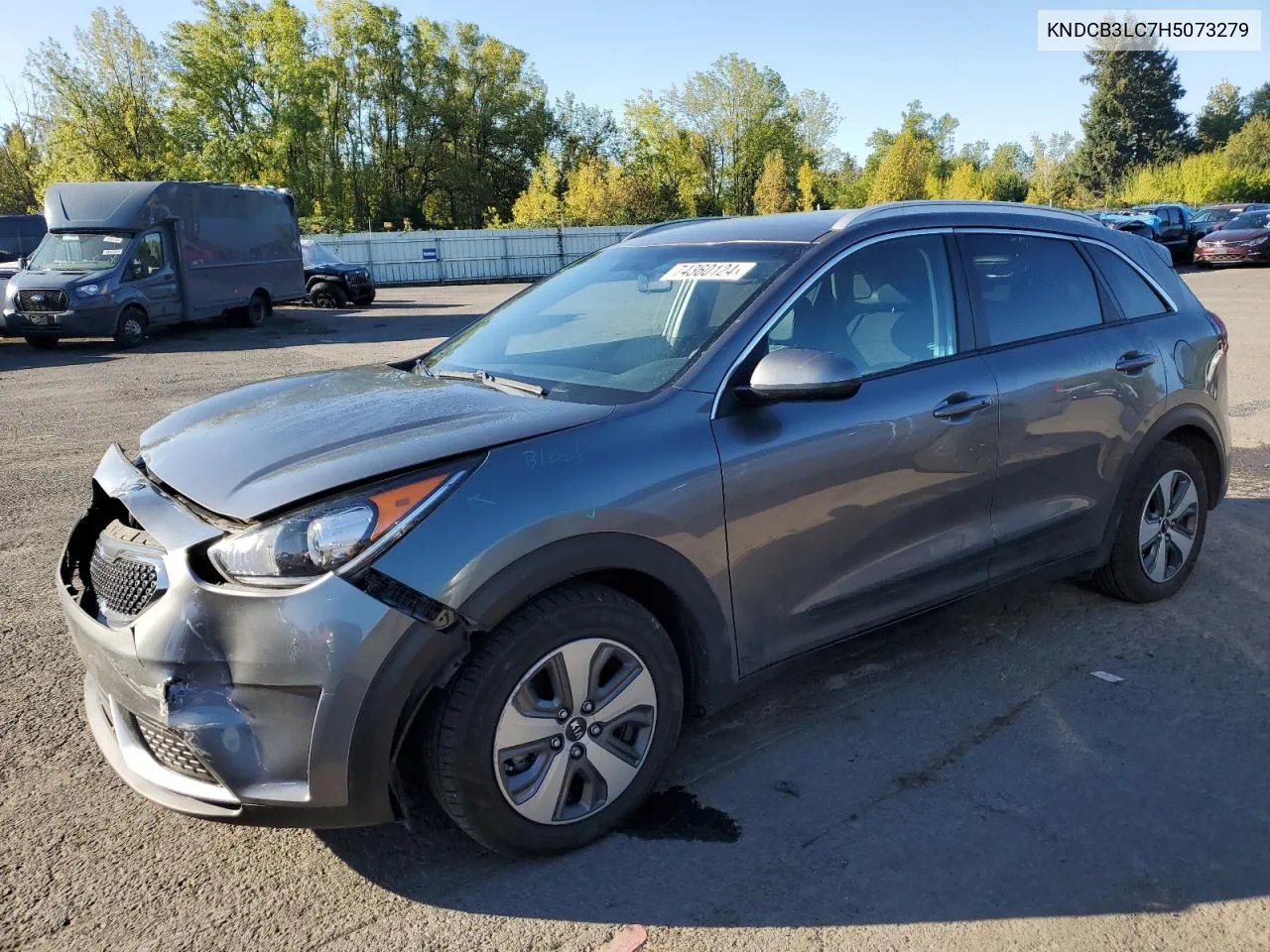 2017 Kia Niro Fe VIN: KNDCB3LC7H5073279 Lot: 74360124