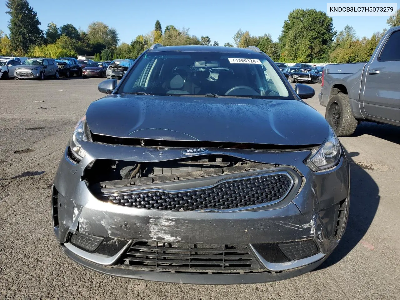 2017 Kia Niro Fe VIN: KNDCB3LC7H5073279 Lot: 74360124