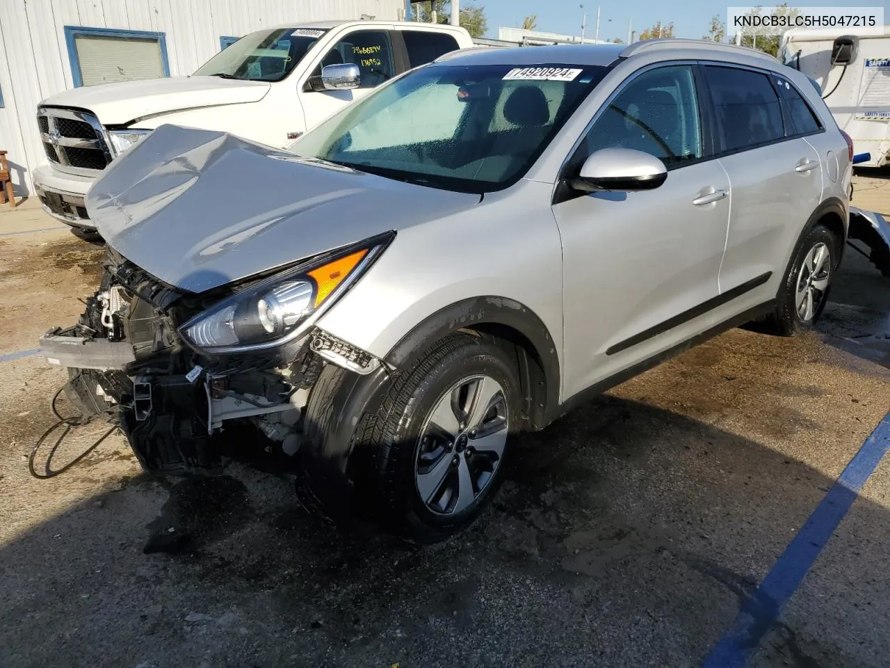 2017 Kia Niro Fe VIN: KNDCB3LC5H5047215 Lot: 74920924