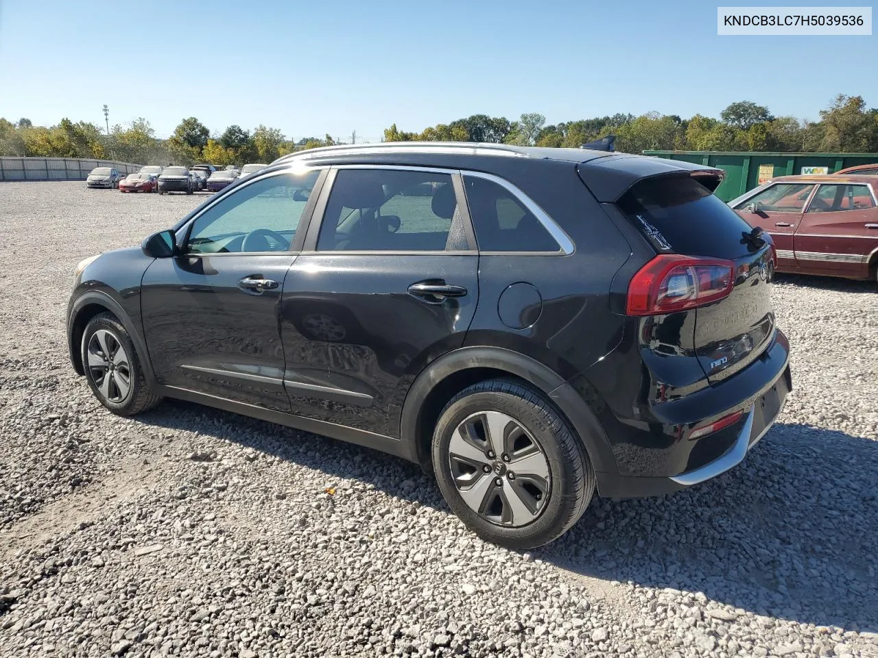 2017 Kia Niro Fe VIN: KNDCB3LC7H5039536 Lot: 75406964