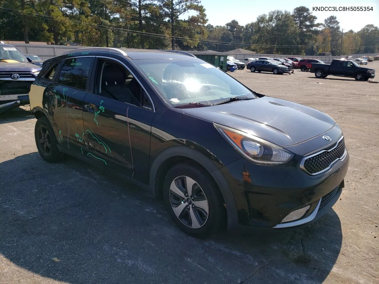 2017 Kia Niro Ex VIN: KNDCC3LC8H5055354 Lot: 76617564