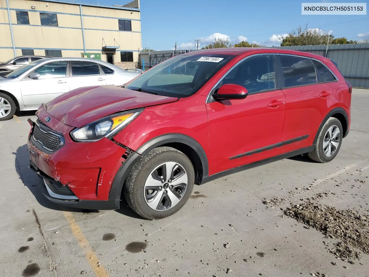 2017 Kia Niro Fe VIN: KNDCB3LC7H5051153 Lot: 77967104