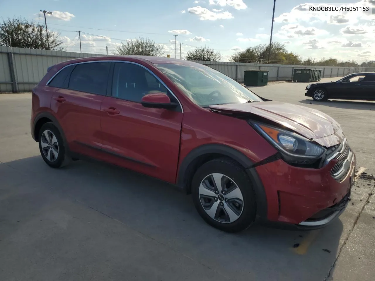 2017 Kia Niro Fe VIN: KNDCB3LC7H5051153 Lot: 77967104