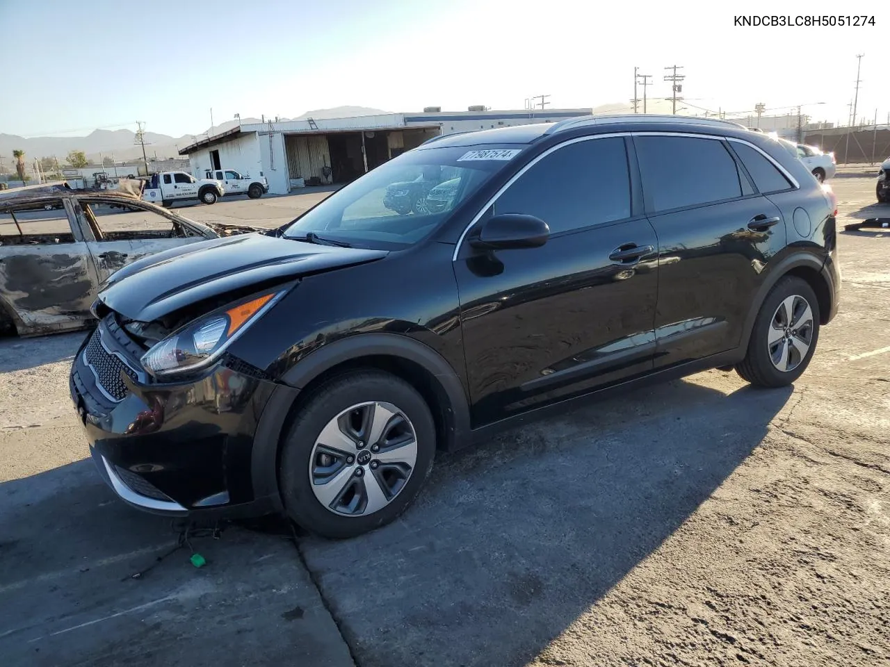 2017 Kia Niro Fe VIN: KNDCB3LC8H5051274 Lot: 77987574