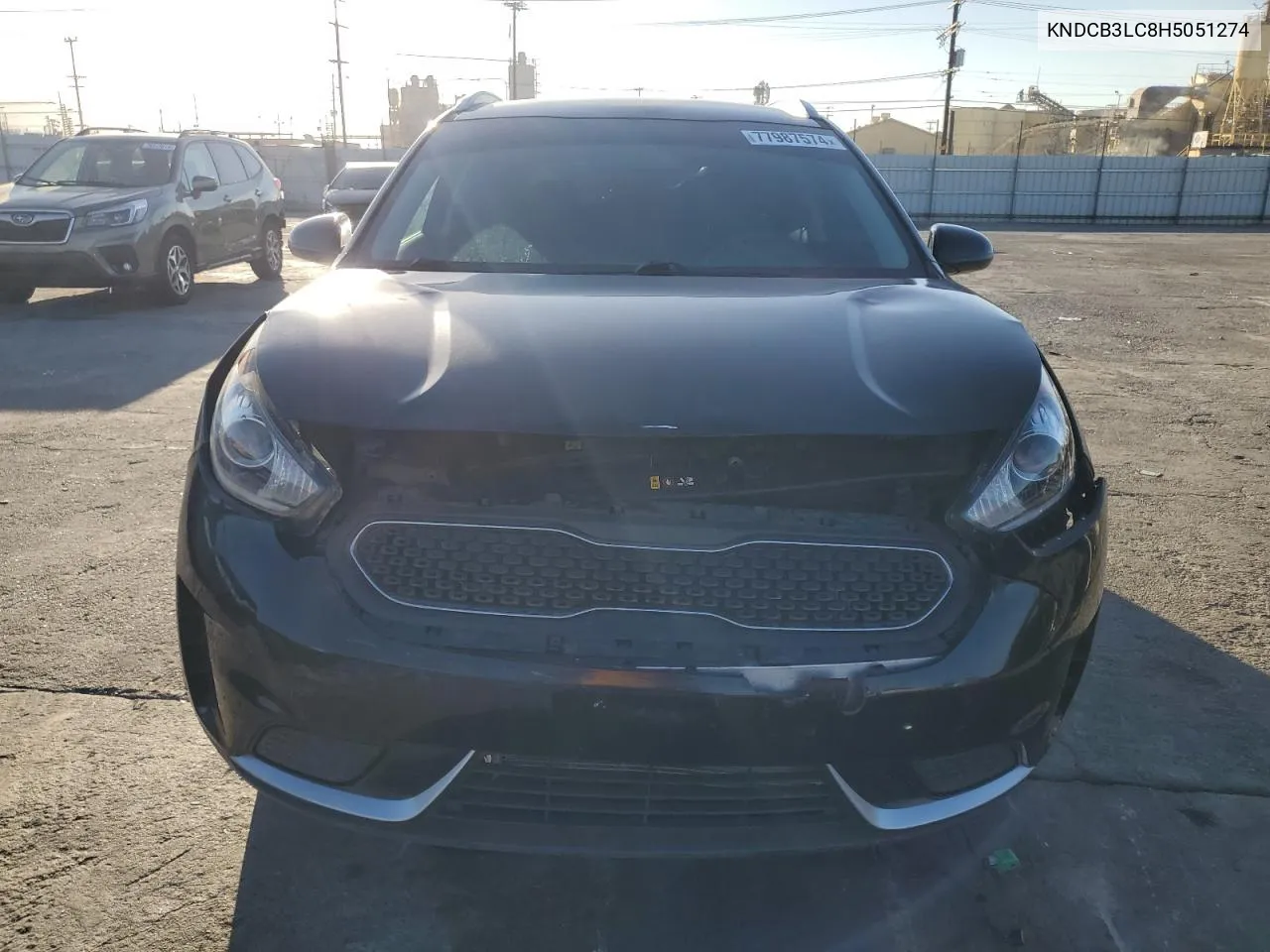 2017 Kia Niro Fe VIN: KNDCB3LC8H5051274 Lot: 77987574