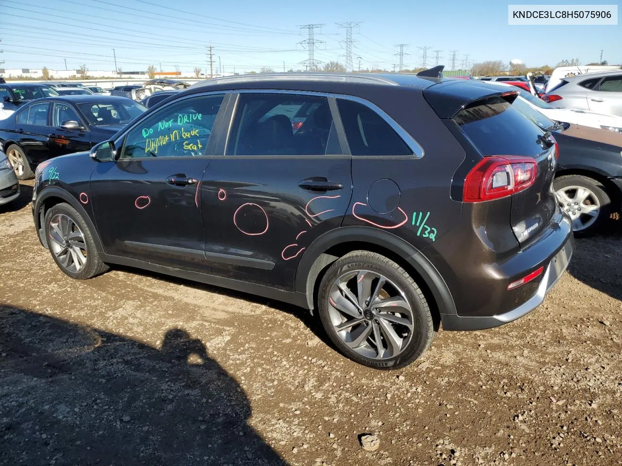 2017 Kia Niro Ex Touring VIN: KNDCE3LC8H5075906 Lot: 78055274