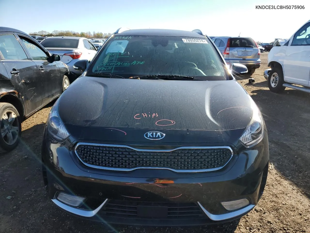 2017 Kia Niro Ex Touring VIN: KNDCE3LC8H5075906 Lot: 78055274