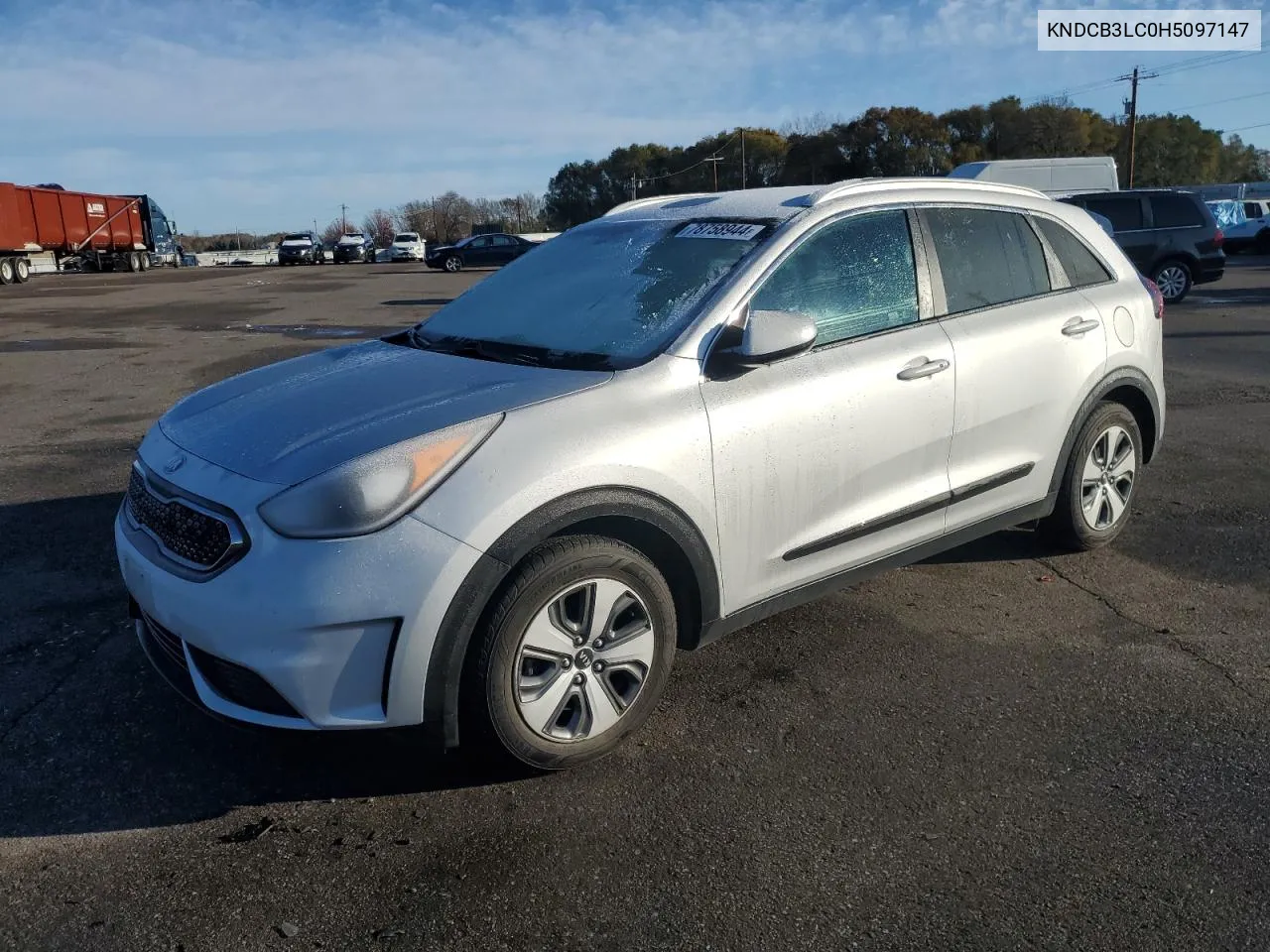 2017 Kia Niro Fe VIN: KNDCB3LC0H5097147 Lot: 78758944