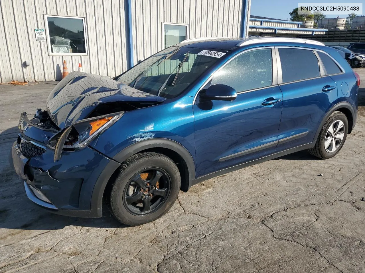 2017 Kia Niro Ex VIN: KNDCC3LC2H5090438 Lot: 79640554