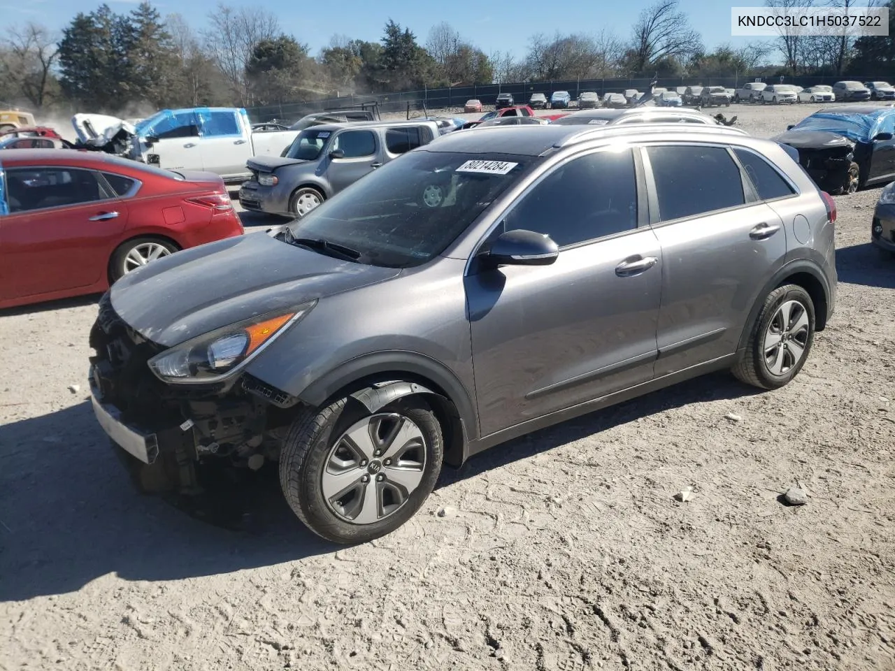 2017 Kia Niro Ex VIN: KNDCC3LC1H5037522 Lot: 80214284