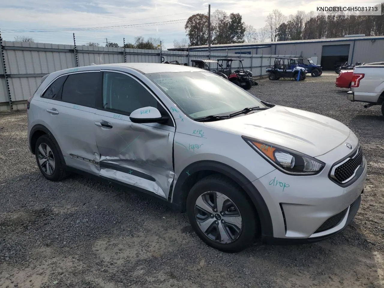 2017 Kia Niro Fe VIN: KNDCB3LC4H5081713 Lot: 80306204