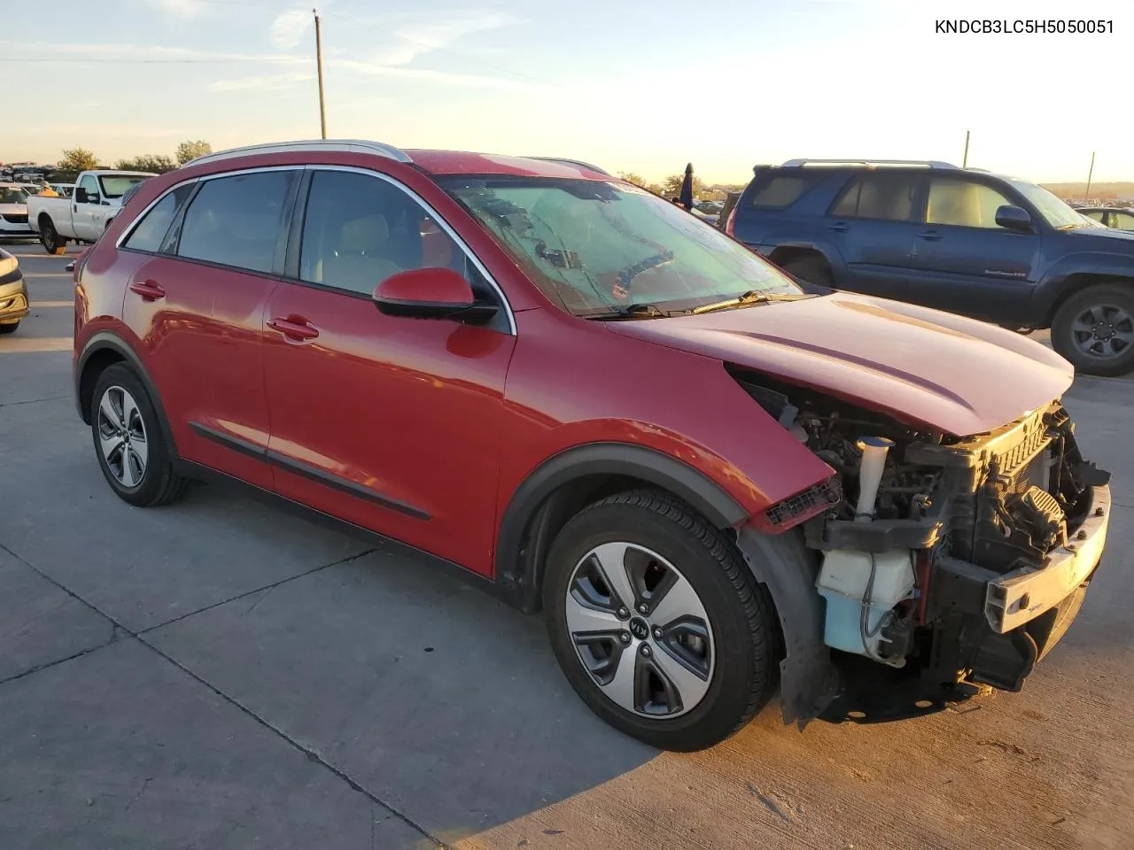 2017 Kia Niro Fe VIN: KNDCB3LC5H5050051 Lot: 80430934