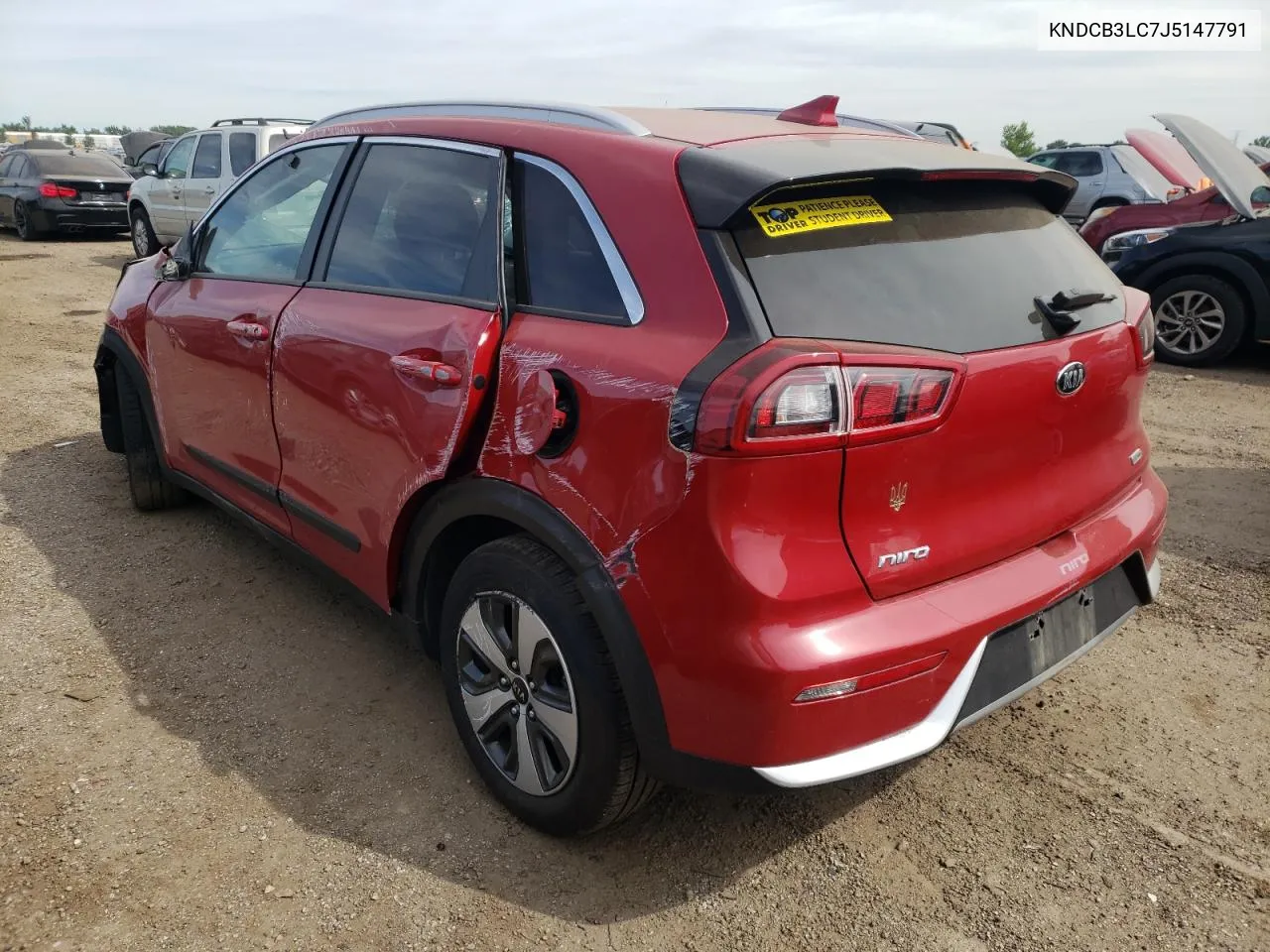 2018 Kia Niro Fe VIN: KNDCB3LC7J5147791 Lot: 61434974