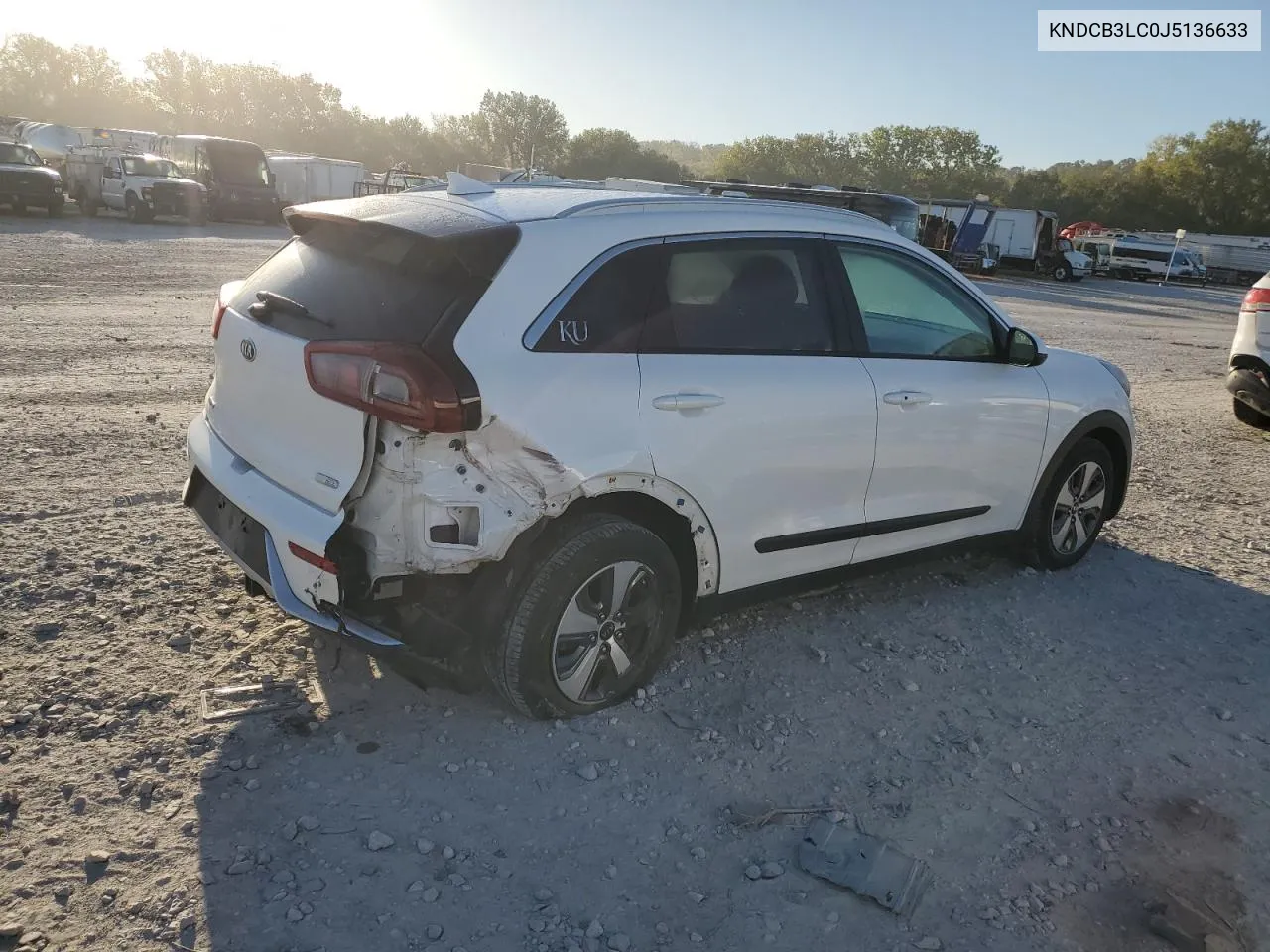 2018 Kia Niro Fe VIN: KNDCB3LC0J5136633 Lot: 74476954