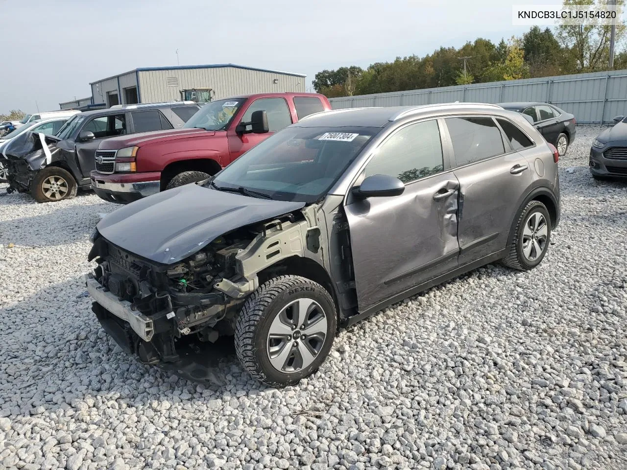 2018 Kia Niro Fe VIN: KNDCB3LC1J5154820 Lot: 75007304