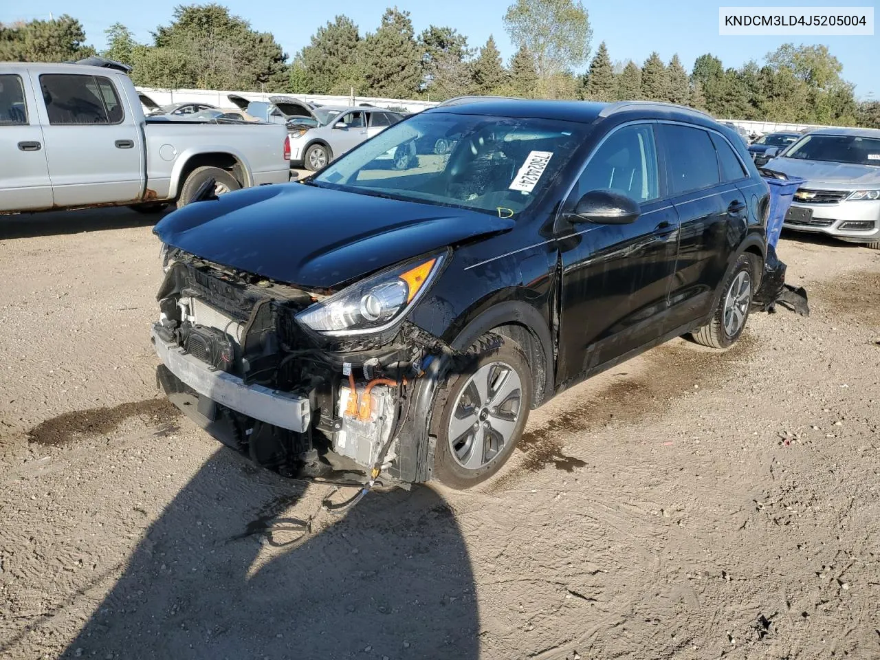 2018 Kia Niro Lx VIN: KNDCM3LD4J5205004 Lot: 75024424