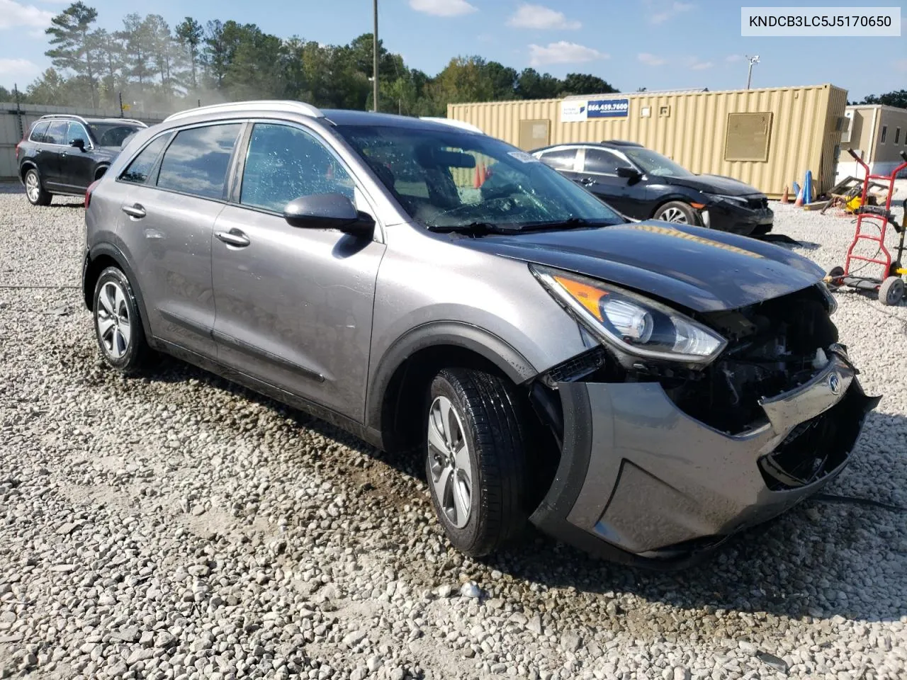 2018 Kia Niro Fe VIN: KNDCB3LC5J5170650 Lot: 75269094