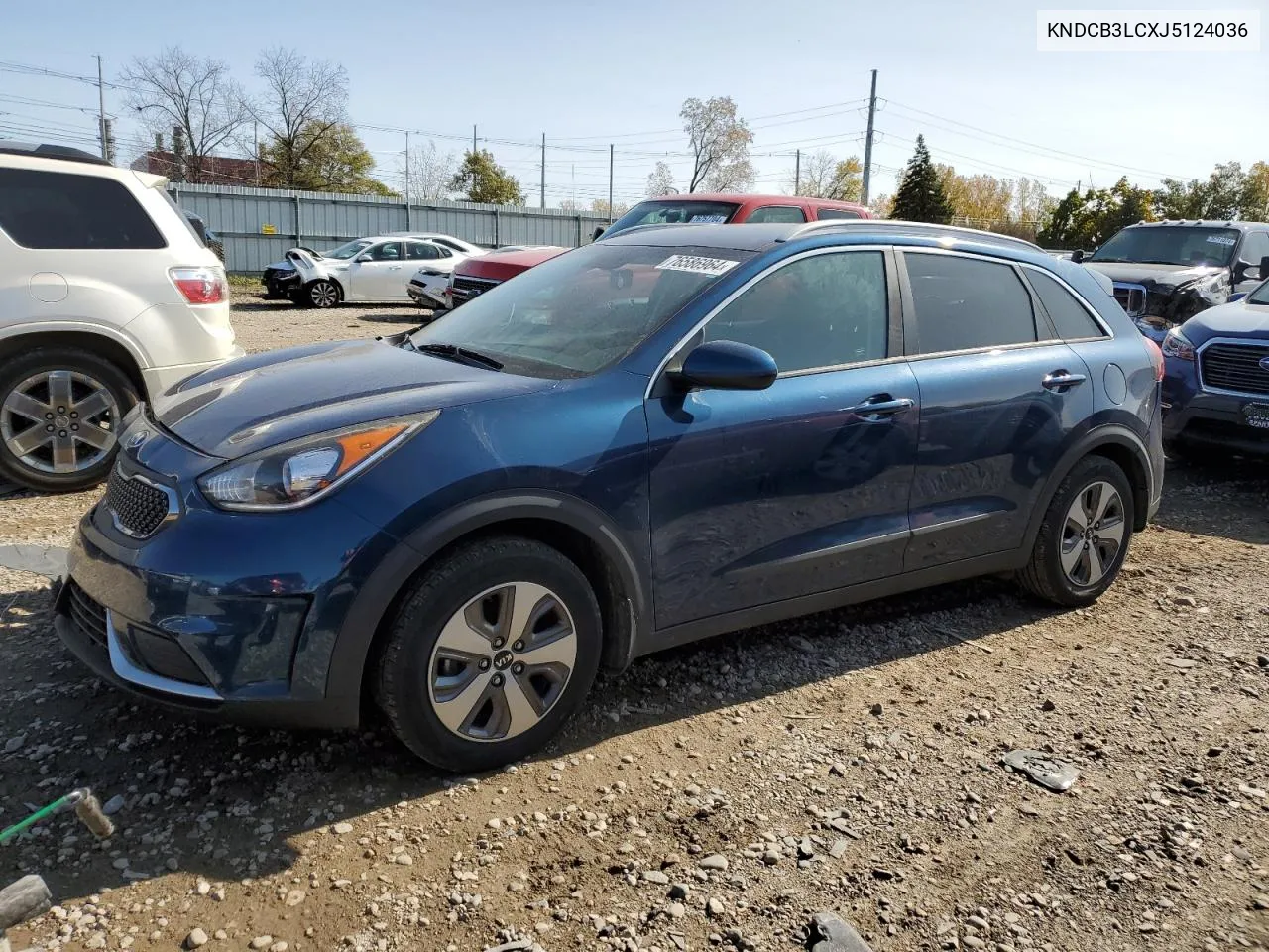 2018 Kia Niro Fe VIN: KNDCB3LCXJ5124036 Lot: 76586964