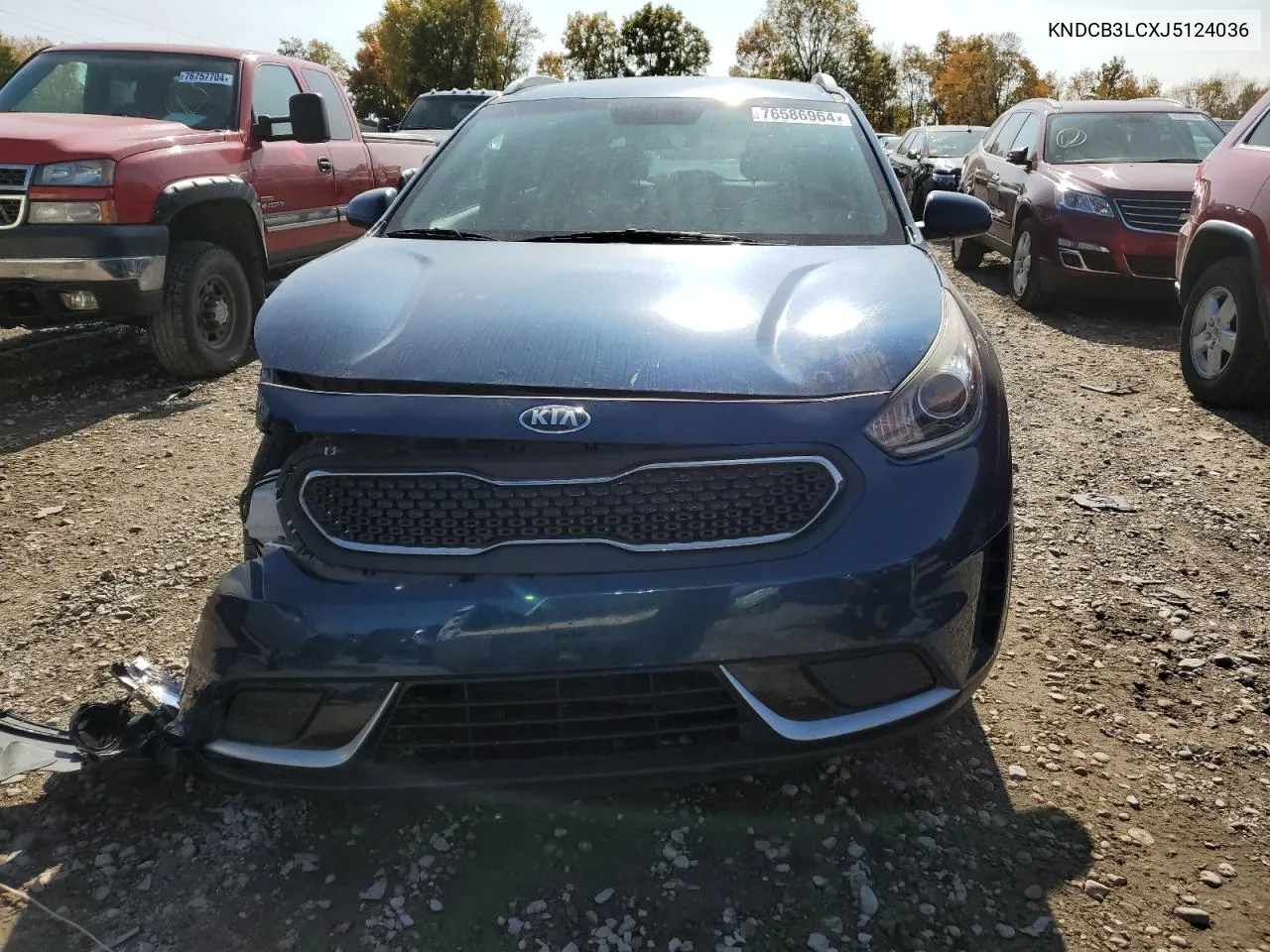 2018 Kia Niro Fe VIN: KNDCB3LCXJ5124036 Lot: 76586964