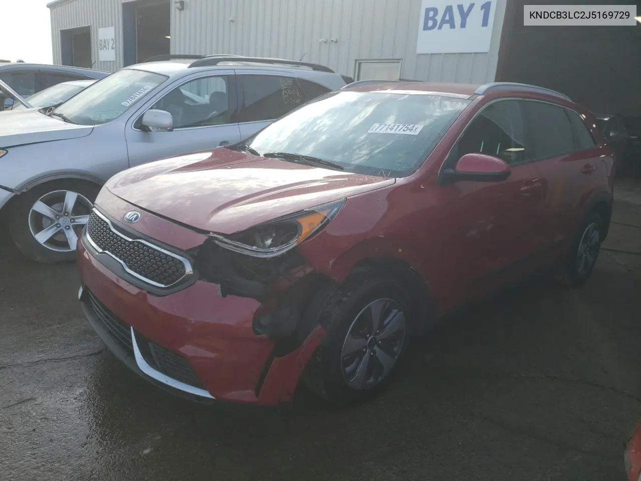 2018 Kia Niro Fe VIN: KNDCB3LC2J5169729 Lot: 77141754