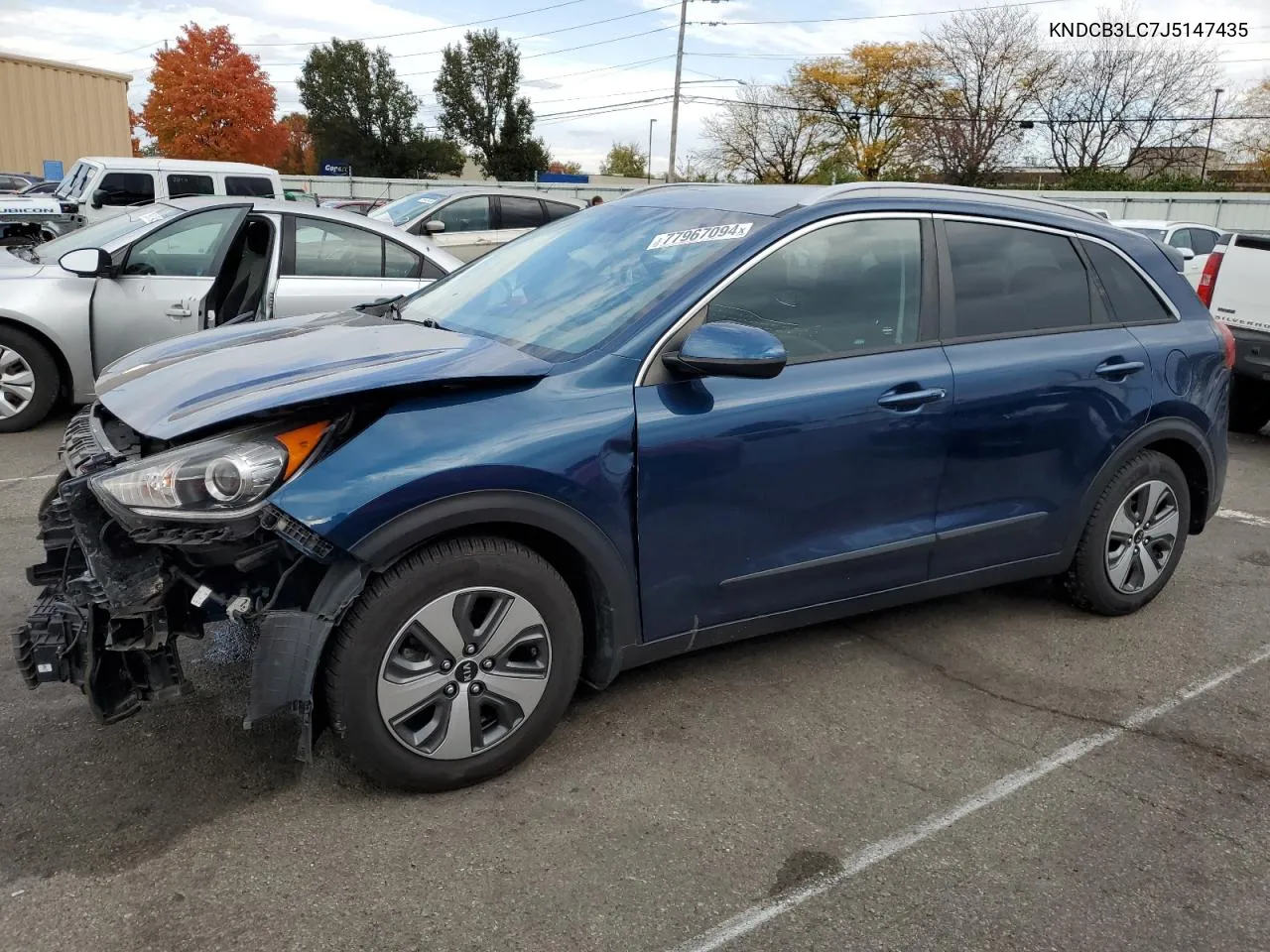 2018 Kia Niro Fe VIN: KNDCB3LC7J5147435 Lot: 77967094