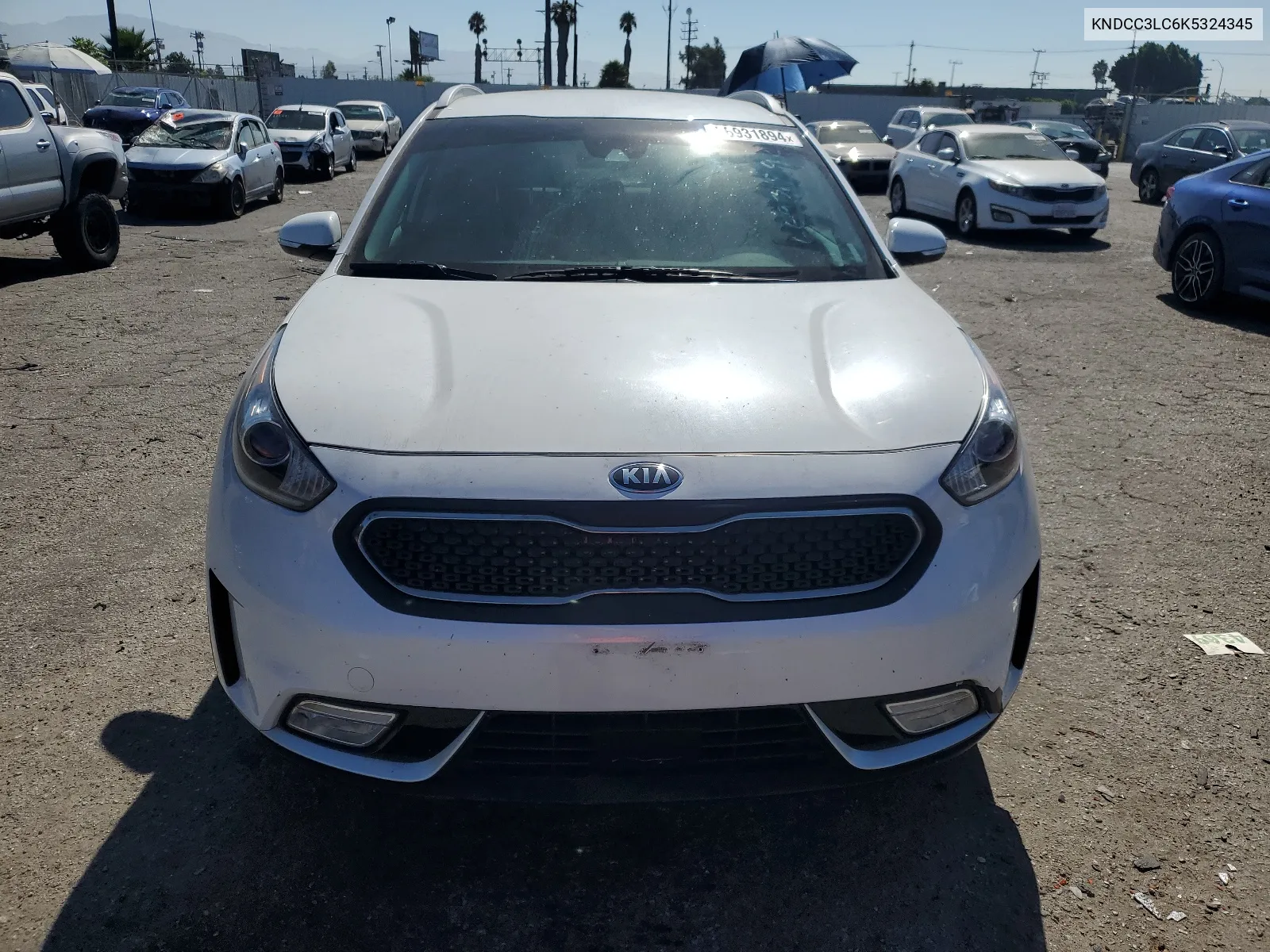 2019 Kia Niro Ex VIN: KNDCC3LC6K5324345 Lot: 66931894