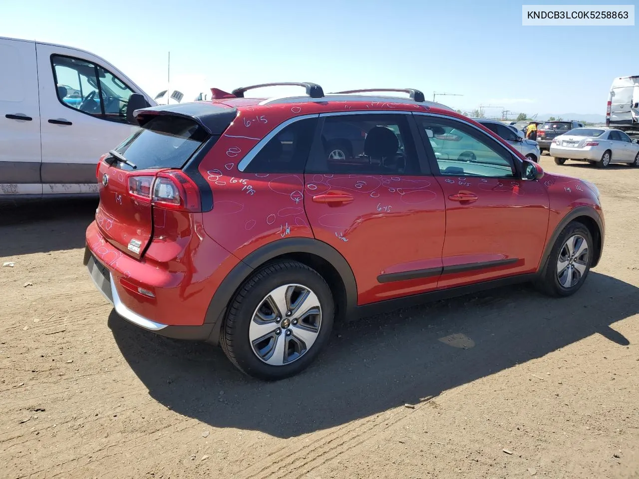 2019 Kia Niro Fe VIN: KNDCB3LC0K5258863 Lot: 68990144