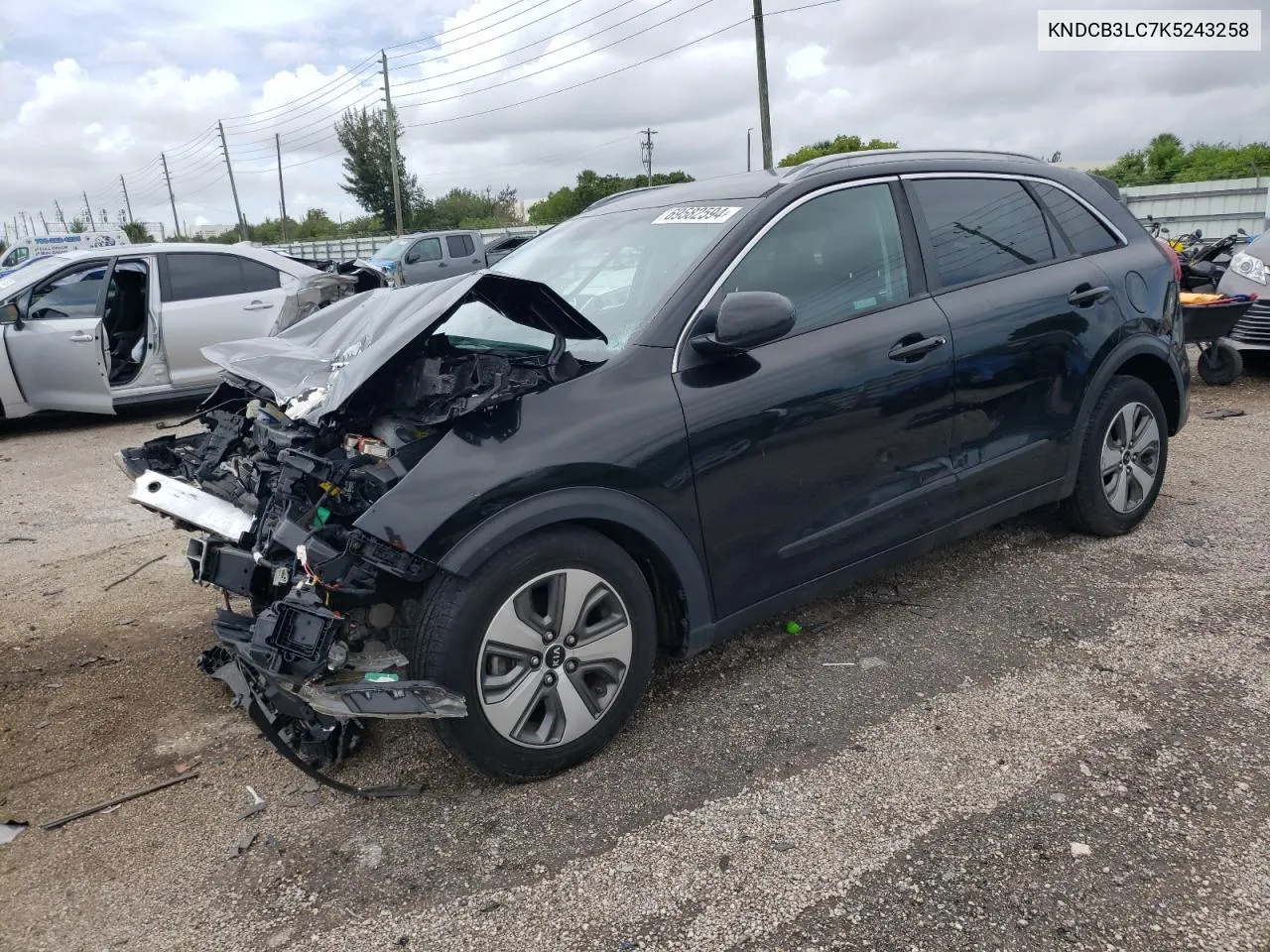 2019 Kia Niro Fe VIN: KNDCB3LC7K5243258 Lot: 69582594