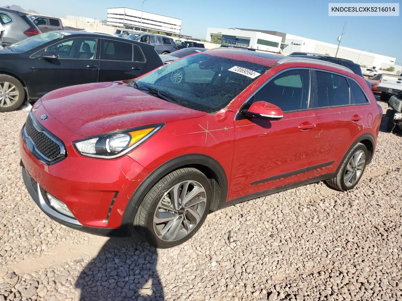 2019 Kia Niro Touring VIN: KNDCE3LCXK5216014 Lot: 72069594