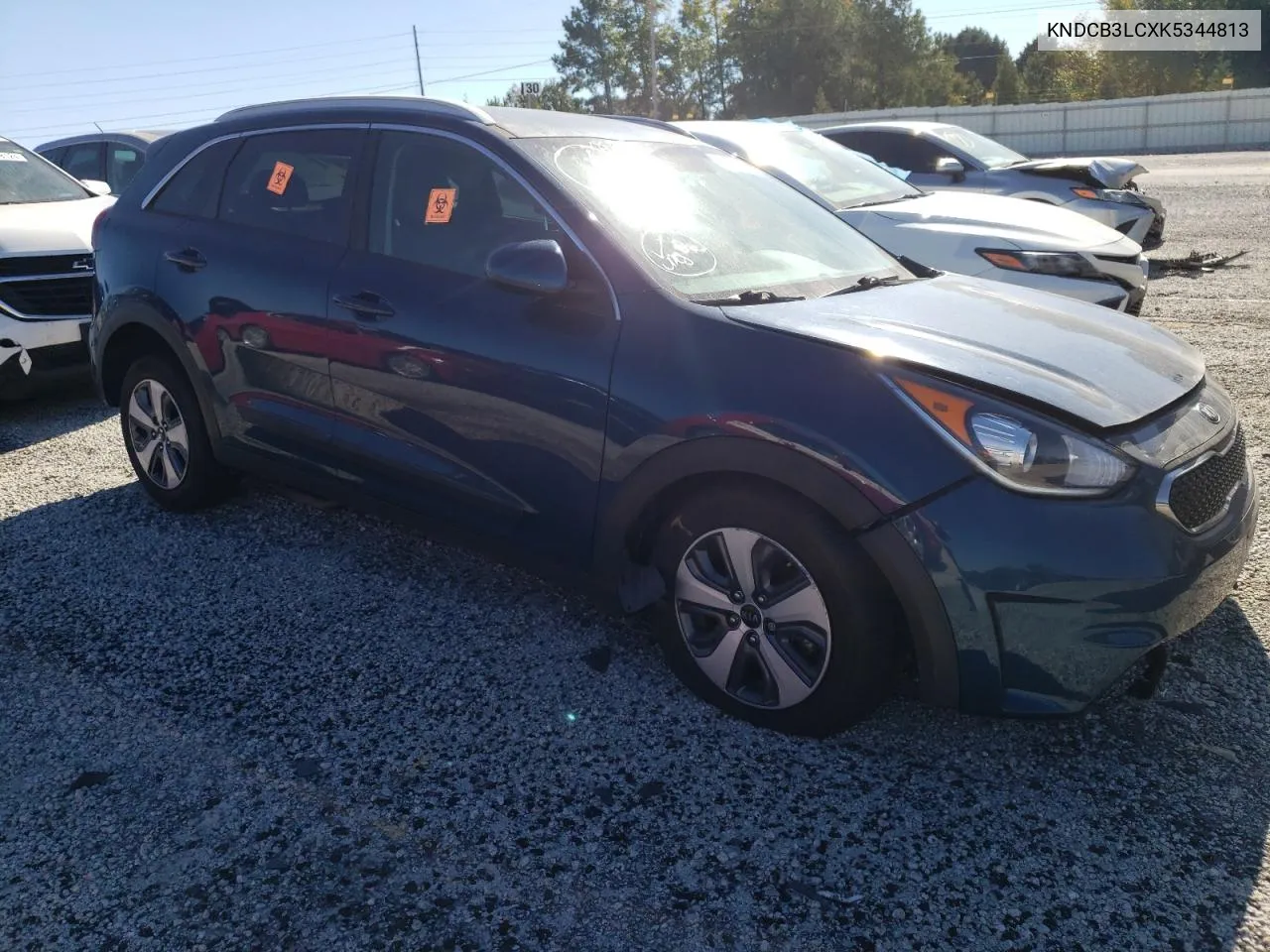 2019 Kia Niro Fe VIN: KNDCB3LCXK5344813 Lot: 72599964