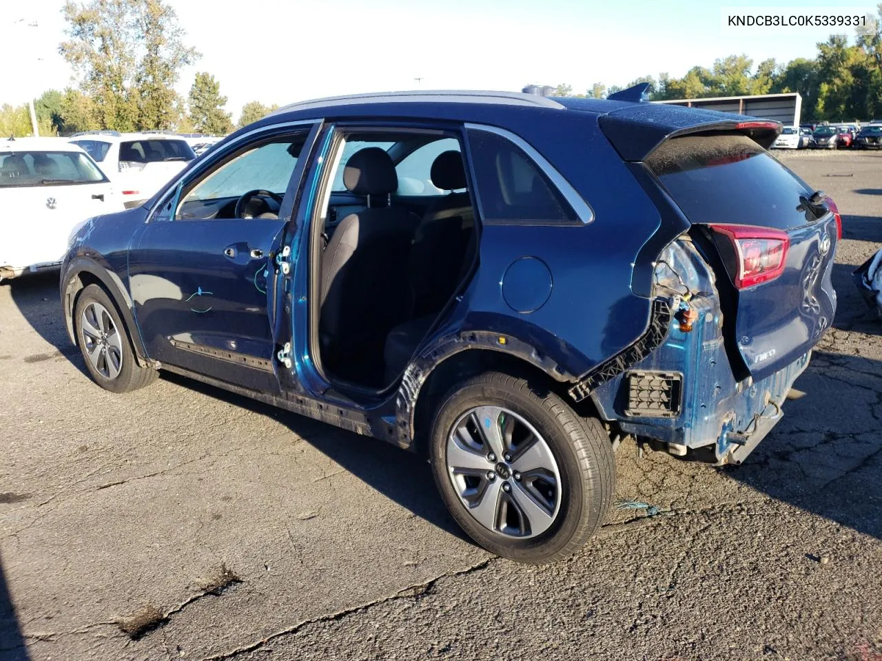 KNDCB3LC0K5339331 2019 Kia Niro Fe